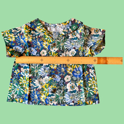 夏を元気に！♬フランス製子供服 　男女兼用シャツ・ブラウス・マリンフルール　80サイズ（１～２歳）出産祝い 9枚目の画像