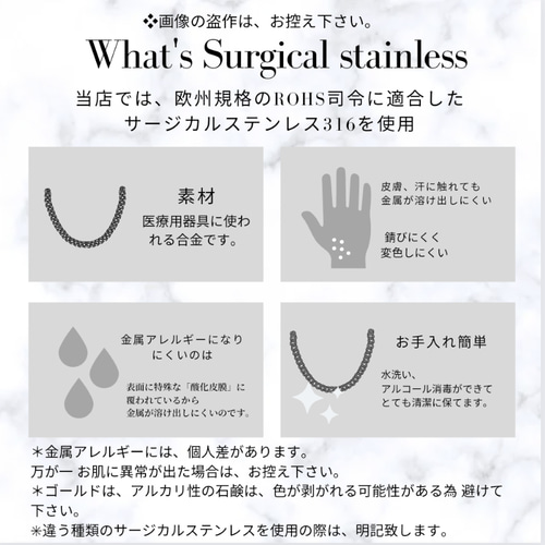 クローバーリング サージカルステンレスリング ゴールドカラー