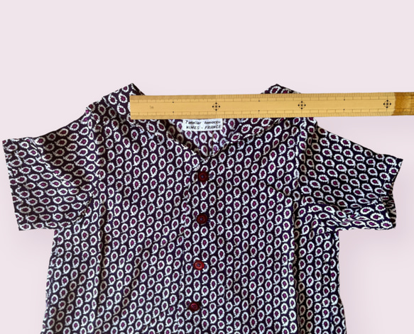 夏を元気に♬　フランス製子供服 　男女兼用シャツ・ブラウス・マリンプロヴァンス　100サイズ（3~4歳）ギフト 12枚目の画像