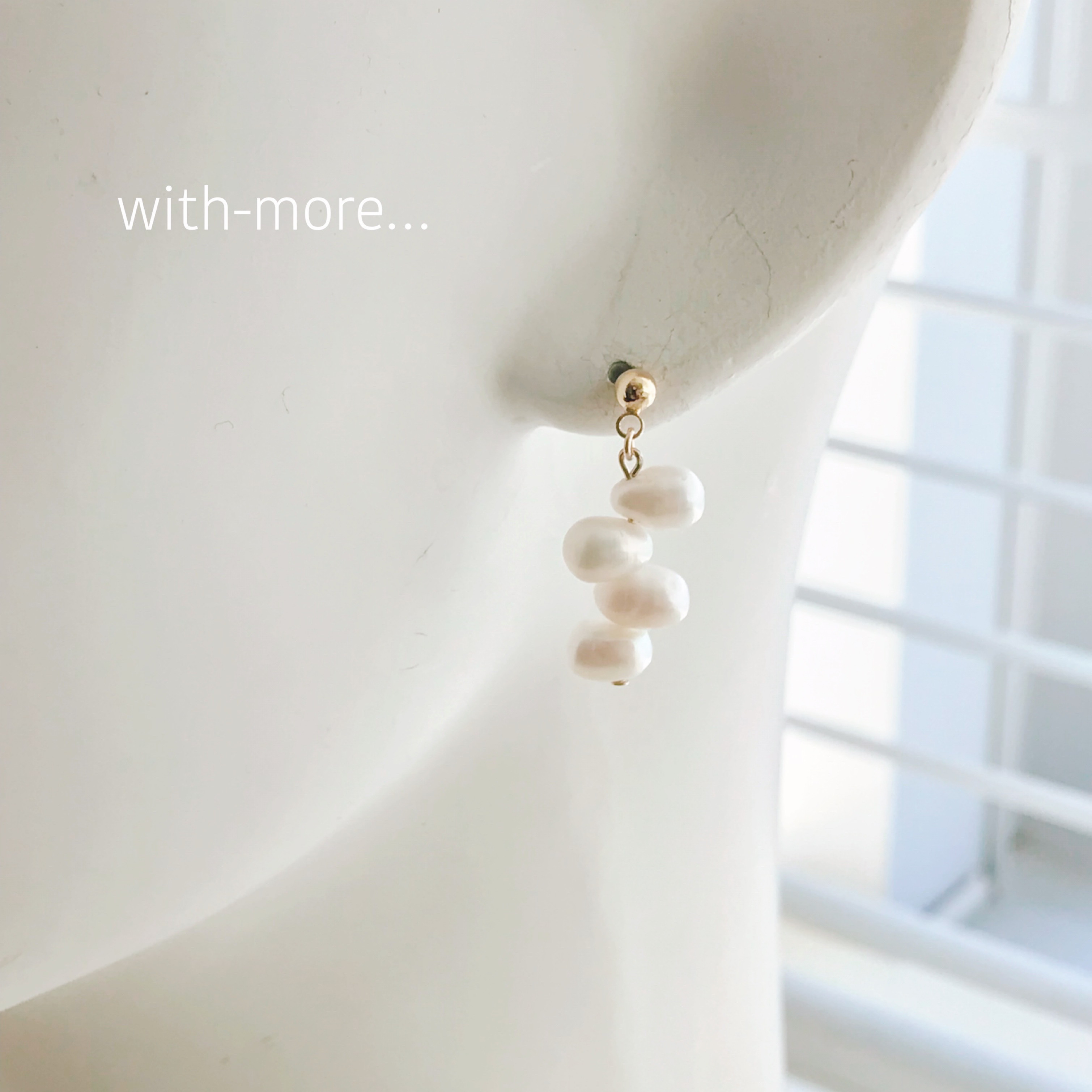パール 関税＆送料込 YOSTER Untitled ピアス