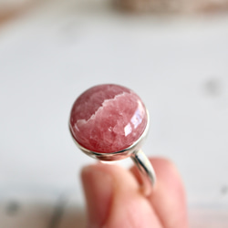 [インカの薔薇 rhodochrosite]ring 4枚目の画像