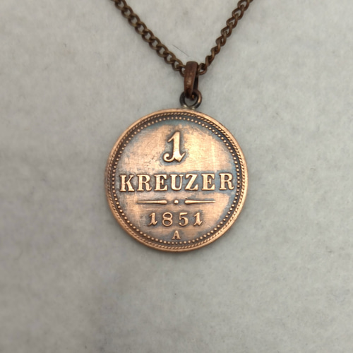 オーストリア＝ハンガリー帝国 双頭の鷲コインネックレス メンズ