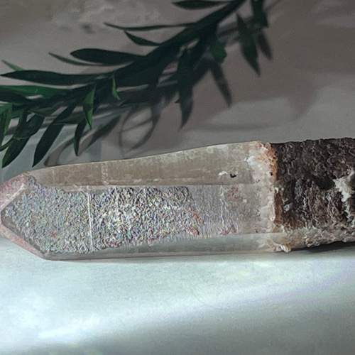 ダウ ホワイトファントム ✨ヒマラヤ ピンク水晶 原石 ポイント 天然石