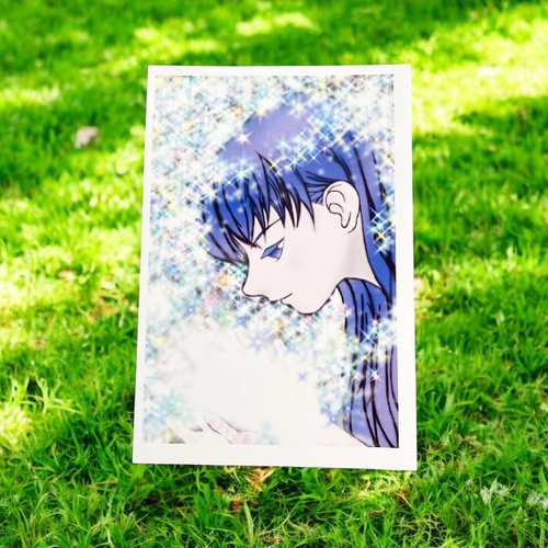 ♡ページ ポストカード コウペンちゃん 花丸らんまん ポストカード（あじさい