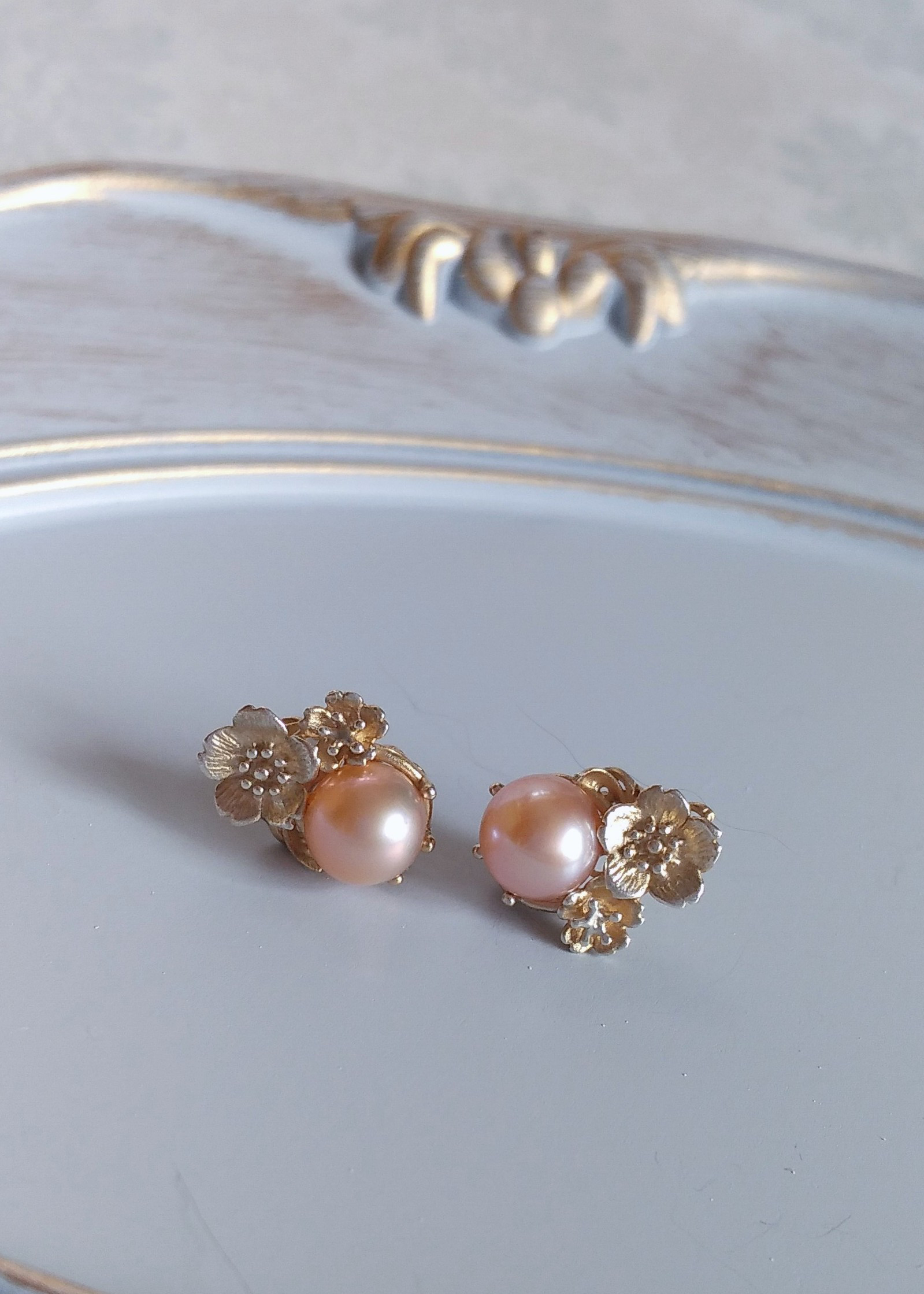 桜の花ピアス(シルバー925製)