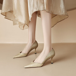 ♥23春夏デザイン新作♥レディース靴本革個性的シューズパンプス ハイヒール3色 22cm～24.5cm #650 2枚目の画像