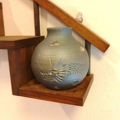 龍の一輪挿し⑥ 一輪挿し・花瓶・花器 工房 うたかた 通販