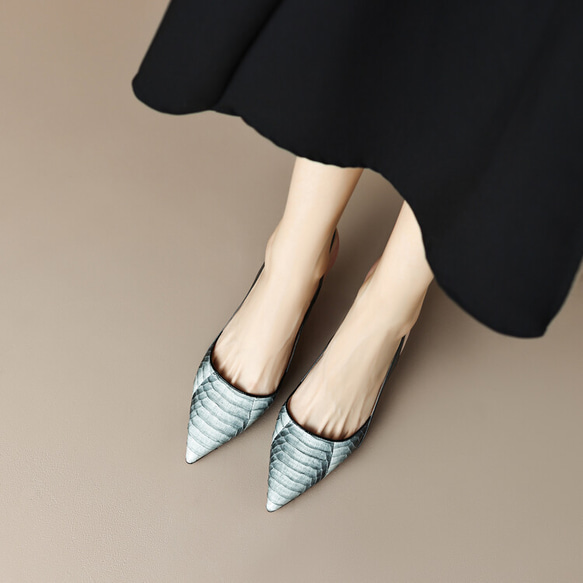 ♥23春夏デザイン新作♥レディース靴本革優雅個性的シューズパンプス ハイヒール 22cm～25.5cm #651 19枚目の画像