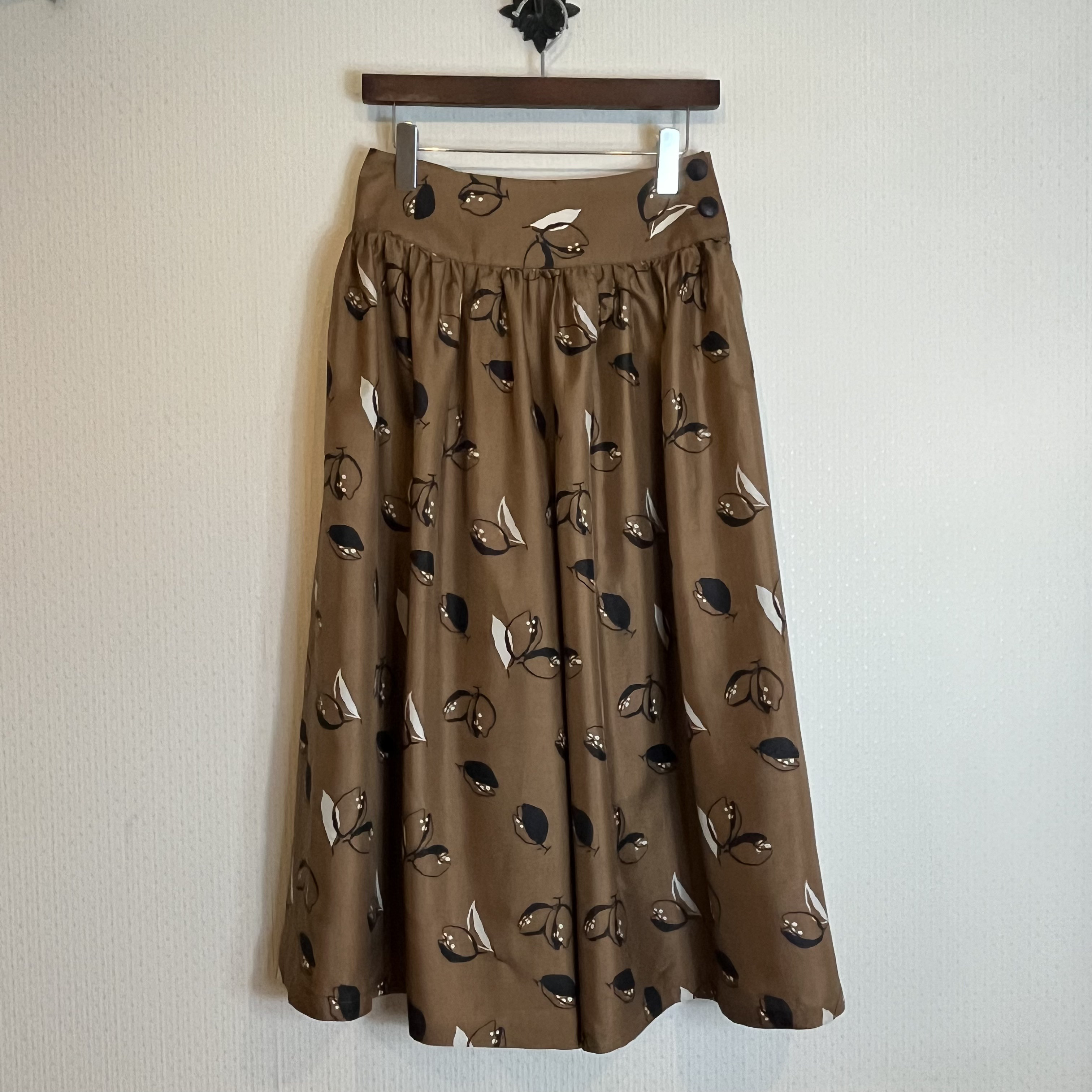 [在庫材料整理作品セール作品]　スカートみたいなキュロットパンツ