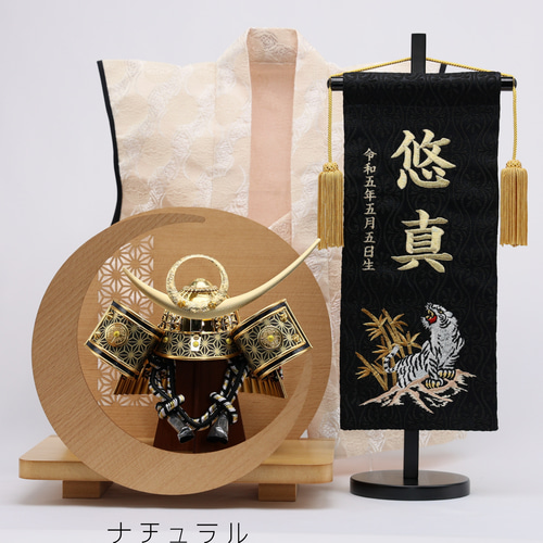 フルセット【漆黒(上杉謙信)ver】お兜+屏風舞台+名前旗の フルセット【漆黒(上杉謙信)ver】お兜+屏風舞台+名前旗の