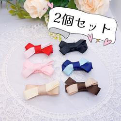 ベビー リボン ヘアピン やっとこピン 赤ちゃん ヘアピン キッズ ヘア