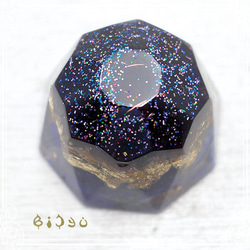 Bishu [定制] Space Orgonite 鑽石形青金石和金箔 de-15-bj-294cc 第3張的照片