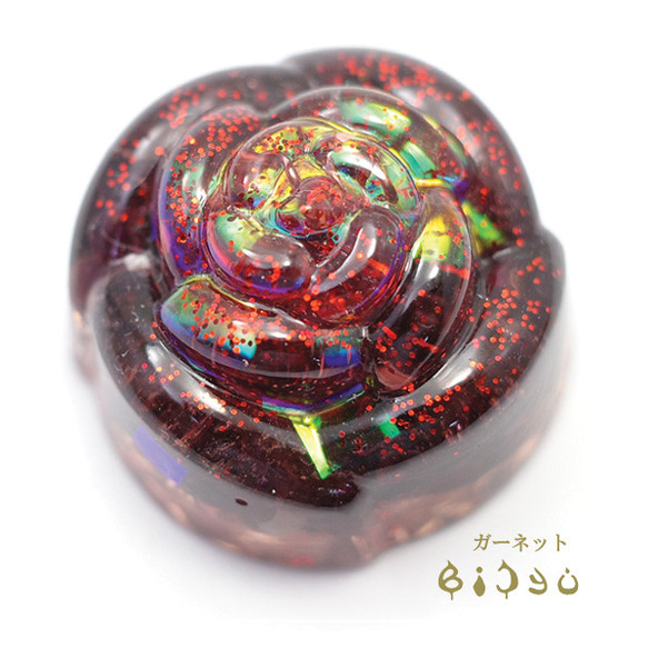 Bishu [Made-to-order] Mini rose type orgonite 8種加工選項也可用！ de-15-b 第9張的照片