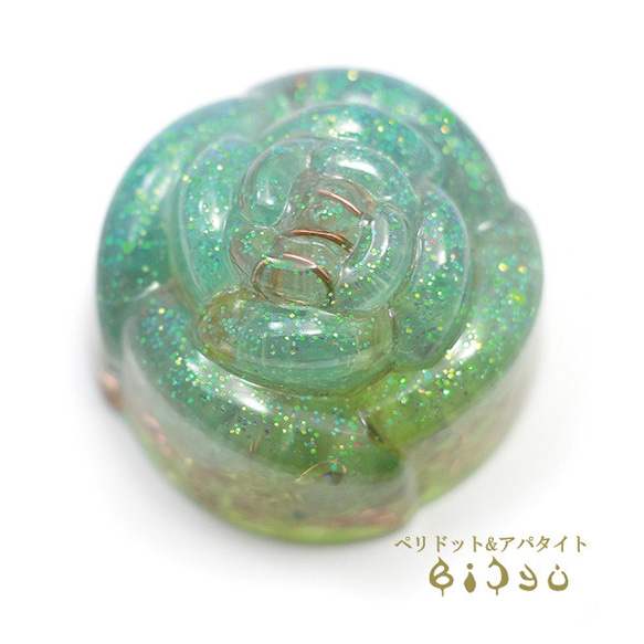 Bishu [Made-to-order] Mini rose type orgonite 8種加工選項也可用！ de-15-b 第15張的照片