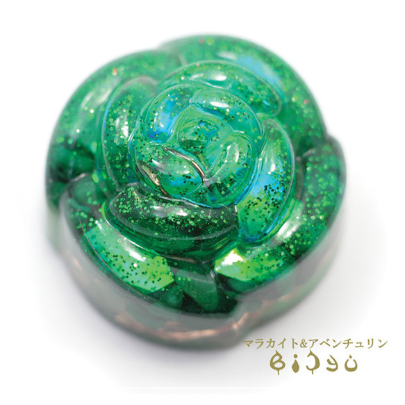 Bishu [Made-to-order] Mini rose type orgonite 8種加工選項也可用！ de-15-b 第14張的照片