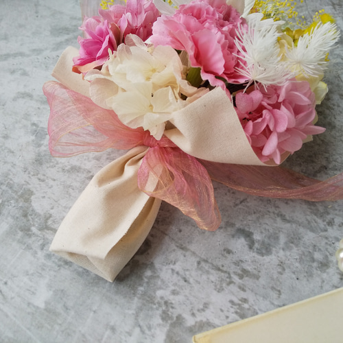 Swag bouquet＜daisy＞＊スワッグ＊春＊ブーケ＊プリザーブドフラワー