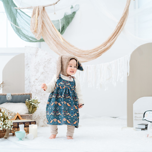 ウィリアムモリスのキャミワンピース 子供服 nano.nano.nanoko