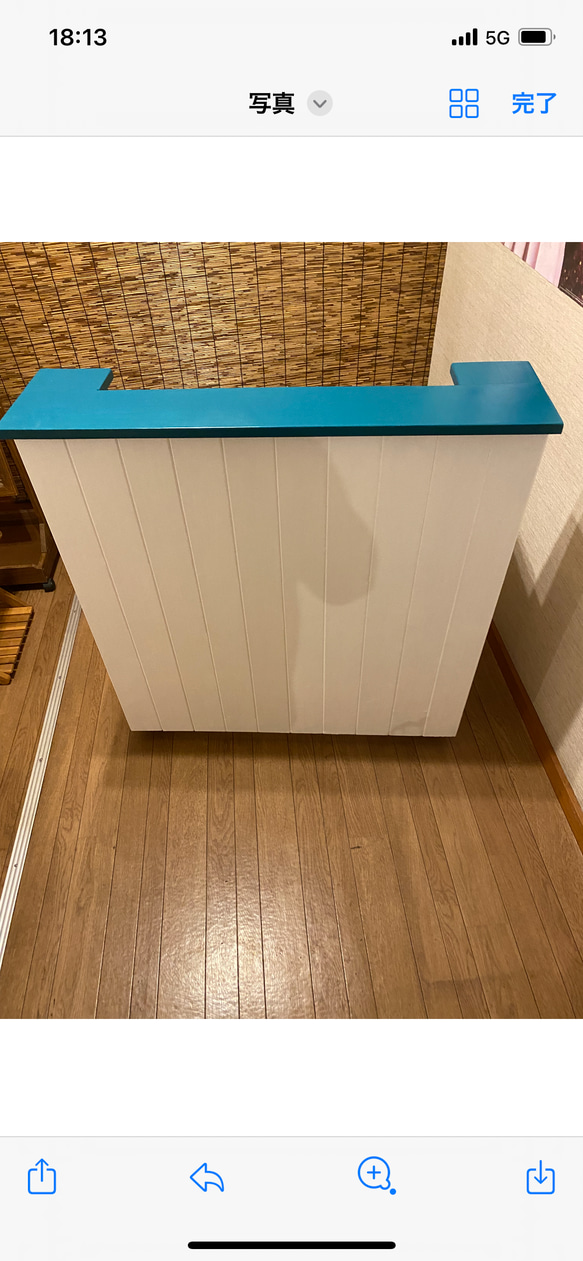 キャスター付き　レジカウンター 家具 テーブル・机 机・デスク Y2627867072(20250円)