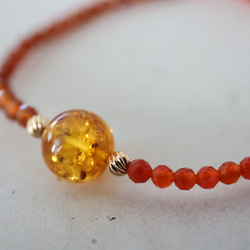 amber　bracelet[kgf5131] 2枚目の画像