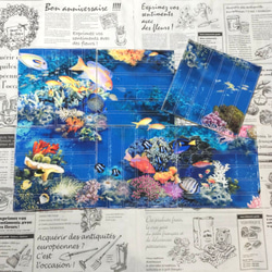 【知育・パズル】海洋テーマの水彩コラージュ作品 fe3bb41f1b11a1730c41e0f022f213
