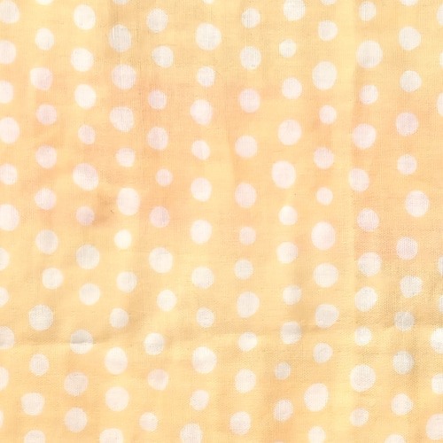 レトロポップな花柄ブランケットベビーのおくるみ(ガーゼ裏地付き