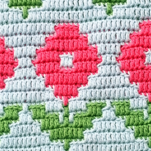 レトロポップな花柄ブランケットベビーのおくるみ(ガーゼ裏地付き