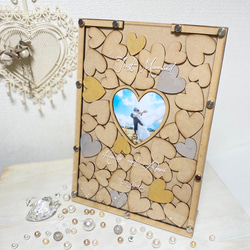 木製ウェディングドロップス ウェルカムボード 結婚証明書