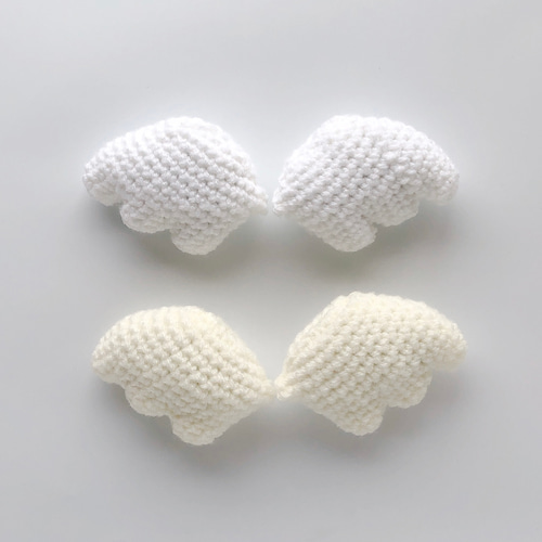 ♡天使の羽のあみぐるみ♡ニューボーンフォト・ハーフバースデー