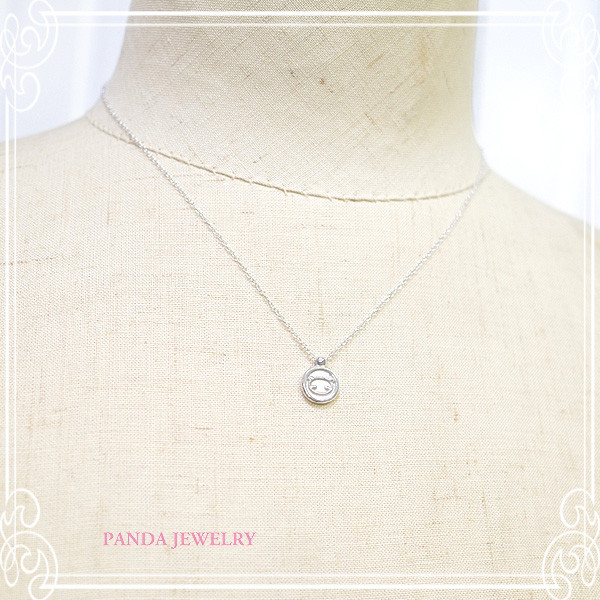 PANDA JEWELRY 　[SV925]パンダコインネックレス　de-12-pj-p-096-s