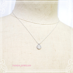 PANDA JEWELRY 　[SV925]パンダコインネックレス　de-12-pj-p-096-s 5枚目の画像