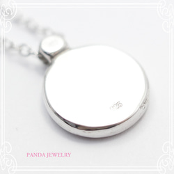 PANDA JEWELRY [SV925] 熊貓硬幣項鍊 de-12-pj-p-096-s 第9張的照片