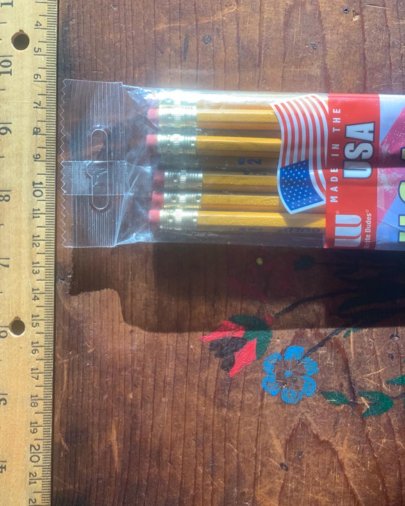 【Made in USA 】消しゴム付HB鉛筆　8本入り 6枚目の画像