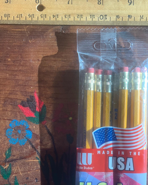 【Made in USA 】消しゴム付HB鉛筆　8本入り 7枚目の画像