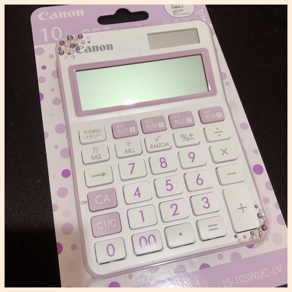 電卓 デコ Canon その他アクセサリー 堕天使 通販 15635804｜Creema  