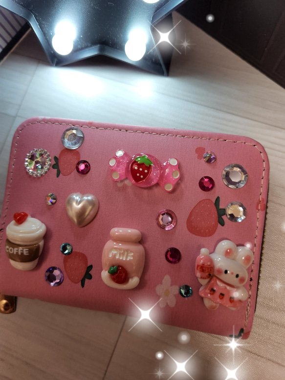 うさデコ蛇腹カードケース 2枚目の画像