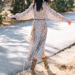 ★無料丈カット★長袖ロングワンピース 3枚目の画像