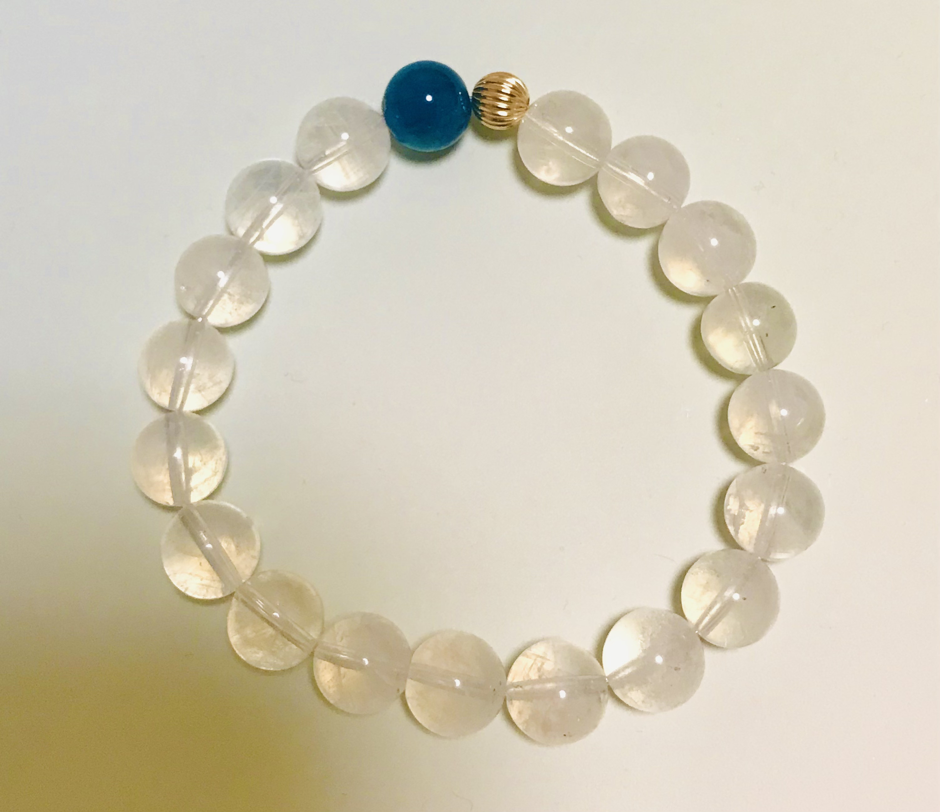 エンジェルラダー＆ブルーアパタイト ブレスレット