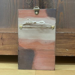 壁掛け　小さな作品　漆アートパネル　/   ティッカーシンボル　　欲望の記号 13枚目の画像