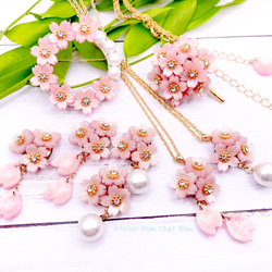 花びらゆれる桜のネックレス 7枚目の画像