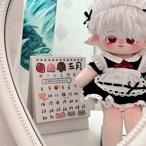 ヴィトレス 長脚 30cm 着せ替えぬいぐるみ 無属性 白髪赤目男の子 着せ 