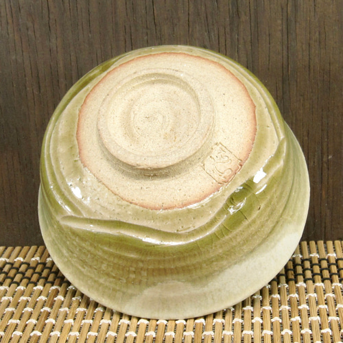 ビードロ釉4寸茶碗」☆東京銀座教室☆陶芸会員さんの名作品紹介