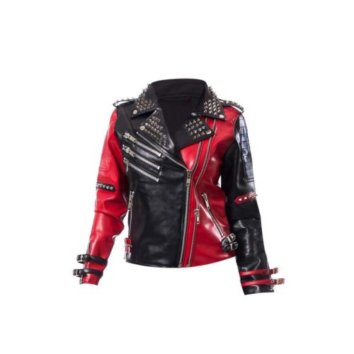 羊革・赤と黒パーティーレザーライダージャケット Sheep Leather 羊革・赤と黒パーティーレザーライダージャケット Sheep Leather