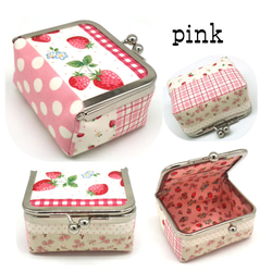 全 4 色 ◇ 小 BOX 扣袋 ☆ 草莓 ◇ 第5張的照片