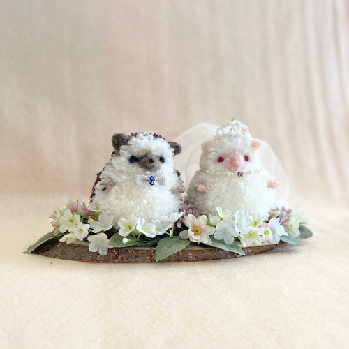 ハリネズミのウェルカムドール ウェディングドール ウェルカムボード