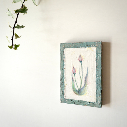 Flower hat 絵画原画 Last flower.“ 原画 現代アート 絵画 | yk3art.official