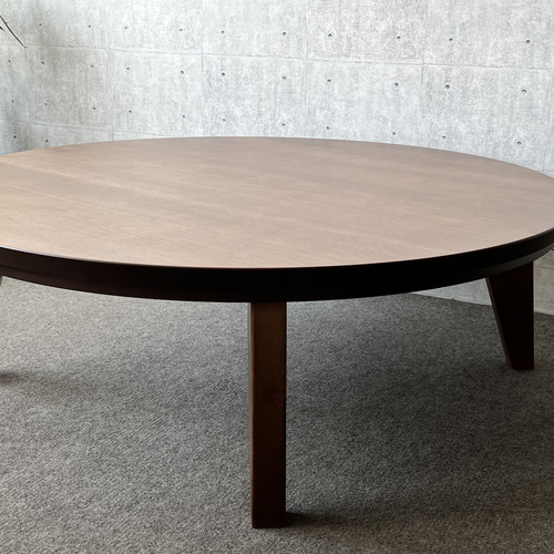 コタツテーブル 120丸 円形 ウォールナット突き板 ヒーター無し コタツテーブル 120丸 円形 ウォールナット突き板 ヒーター無し