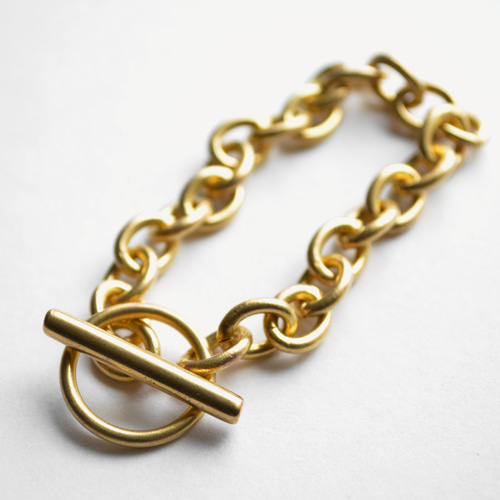 マンテルチェーンブレスレット｜真鍮 ゴールド ブラス メンズ