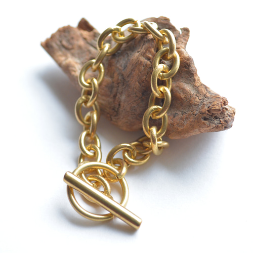 マンテルチェーンブレスレット｜真鍮 ゴールド ブラス メンズ