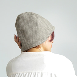 雙面鬱金香帽/2色/三河針織 第7張的照片