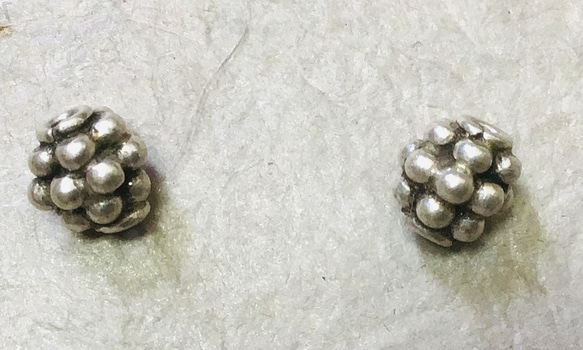 シルバー925 ビーズ2個入 2枚目の画像
